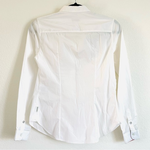 Paul Smith Essential Classic White Dress Shirt Button Down *Flaw - Picture 2 of 14